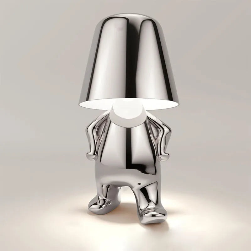 Goodielicious™ - Chromeboy: Schattige Draadloze Tafellamp