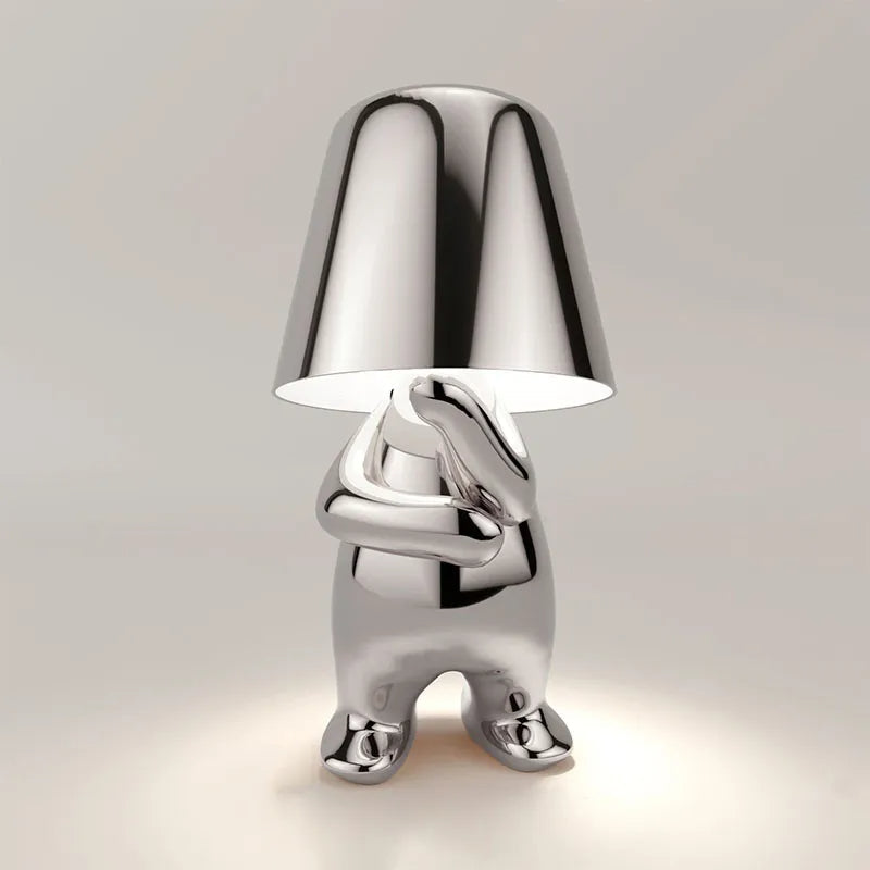 Goodielicious™ - Chromeboy: Schattige Draadloze Tafellamp