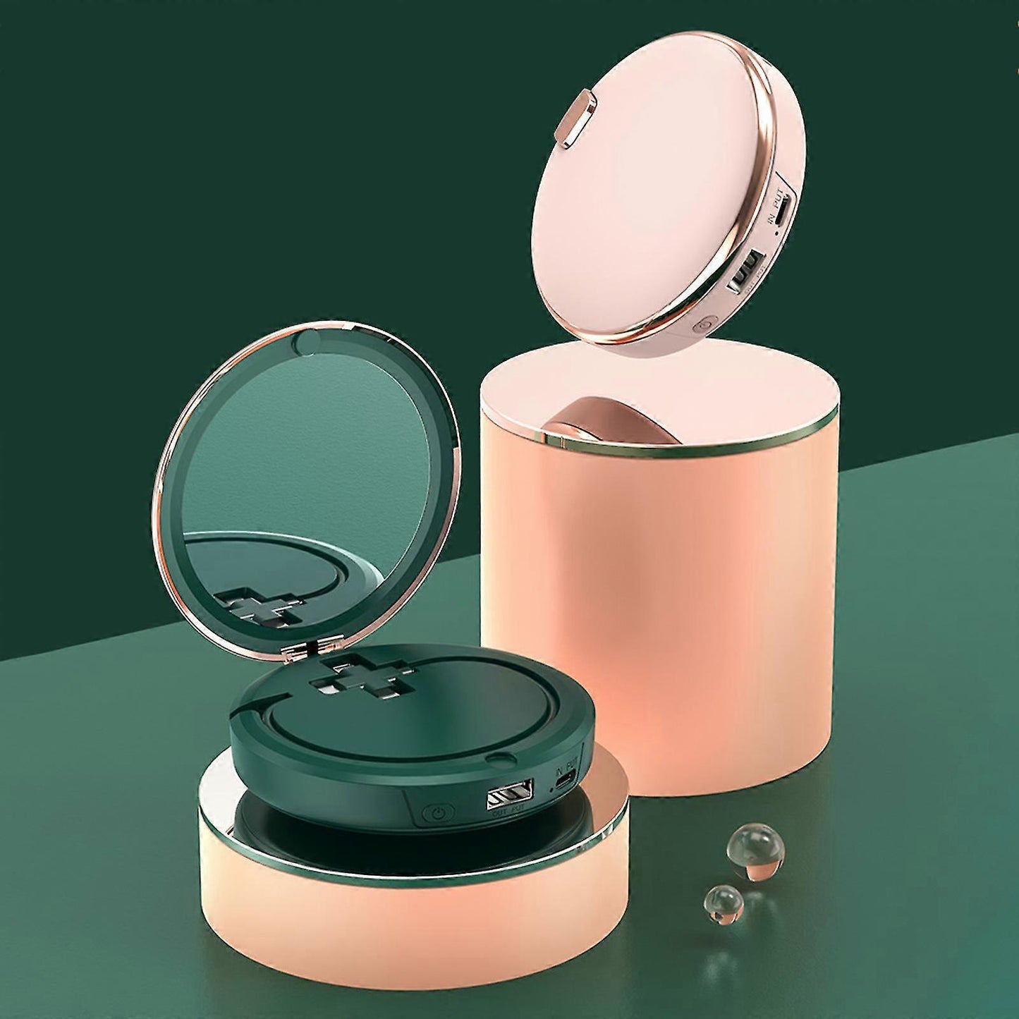Goodielicious™ - PowerGlam, Spiegel, Handwarmer én Powerbank in 1!