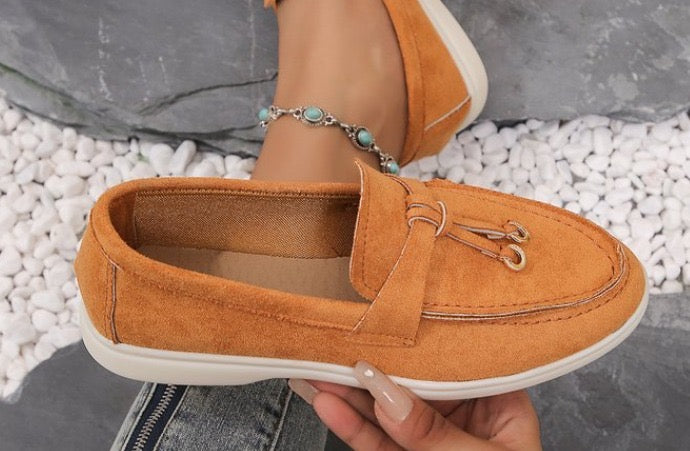 Goodielicious ™ - Suede Loafers met bedels