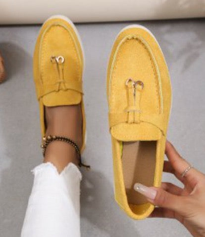 Goodielicious ™ - Suede Loafers met bedels