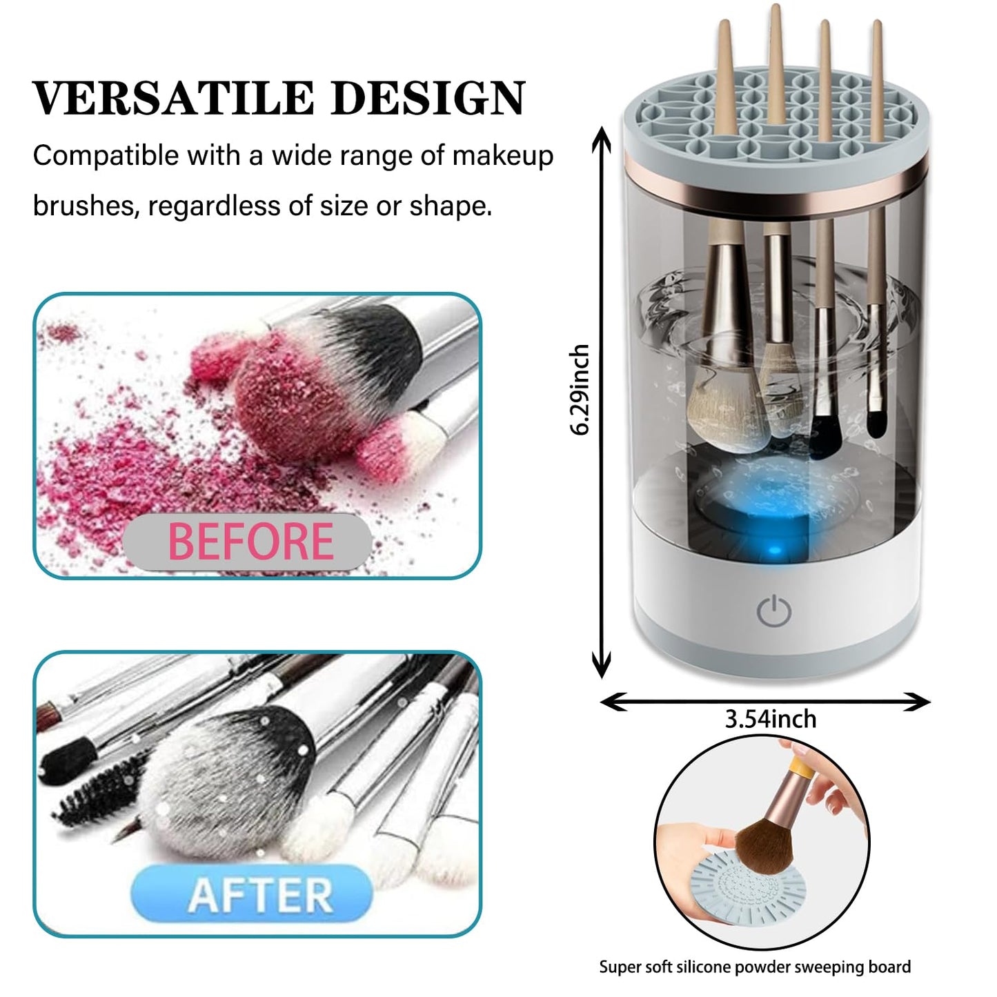 Goodielicious ™ - BrushBright: reinig al je favoriete make-up borstels in een handomdraai!