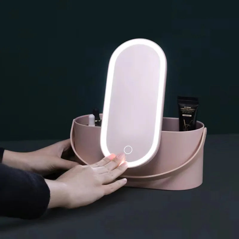 Goodielicious ™ - GlowCase - Draagbare Make-up Box met LED