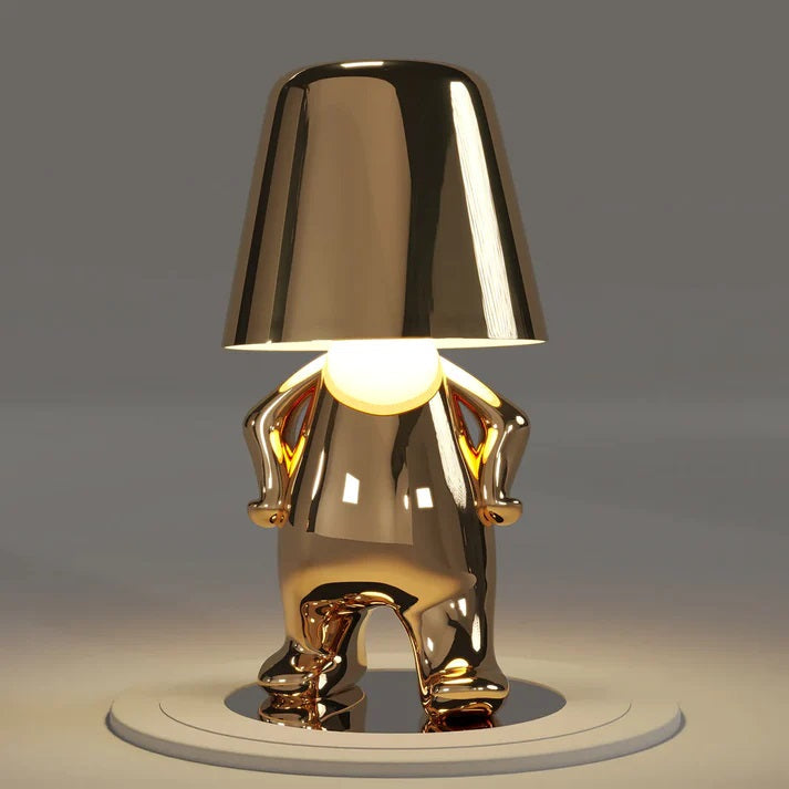 Goodielicious™ - Chromeboy: Schattige Draadloze Tafellamp