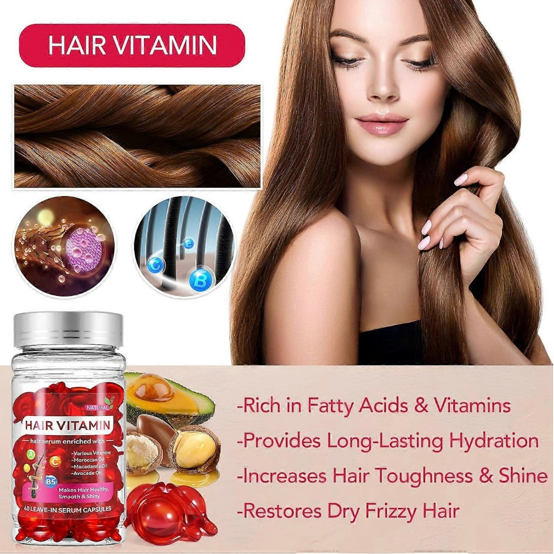 Goodielicious™ - LumiLox Hair Vitamin: altijd mooi haar, zelfs onderweg!