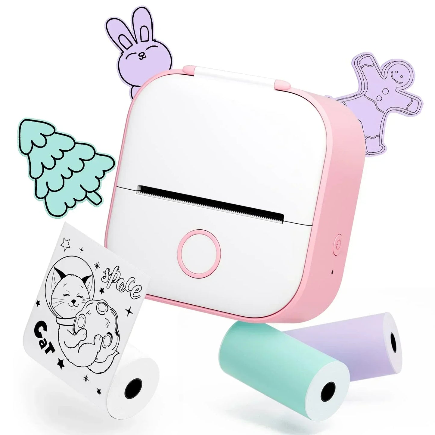 Goodielicious™ - MiniPrinter + gratis printpapier: De printer die nooit inkt nodig heeft!