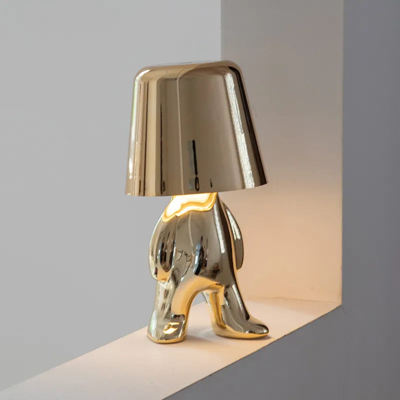 Goodielicious™ - Chromeboy: Schattige Draadloze Tafellamp