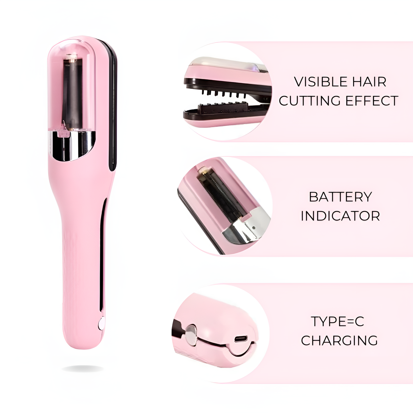 Goodielicious ™ - SplitEnder Borstel - Nooit meer gespelten haarpunten!