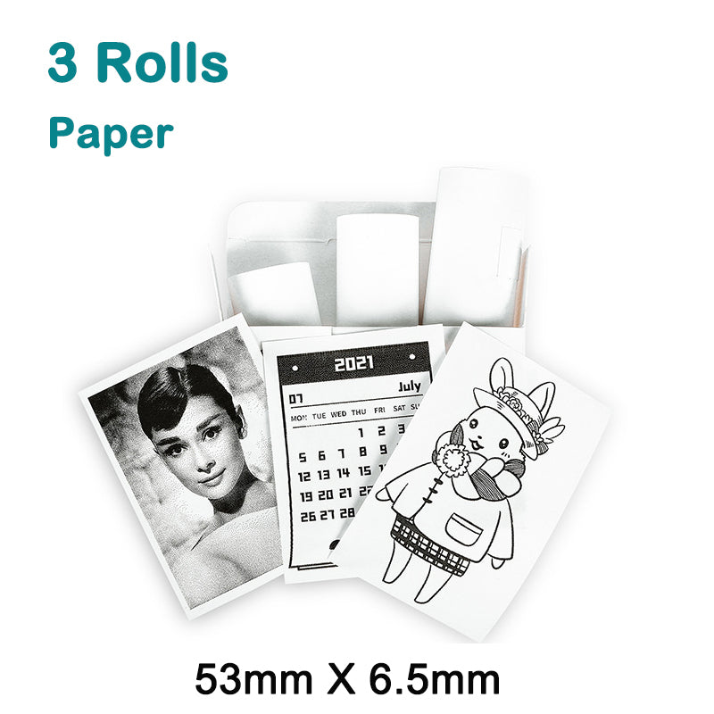 Goodielicious™ - MiniPrinter + gratis printpapier: De printer die nooit inkt nodig heeft!