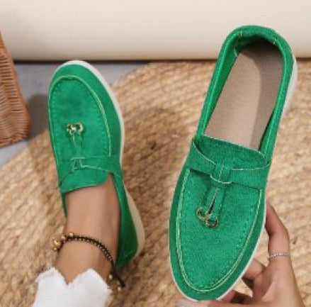 Goodielicious ™ - Suede Loafers met bedels