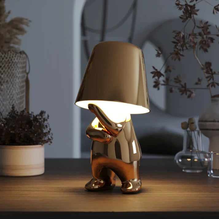 Goodielicious™ - Chromeboy: Schattige Draadloze Tafellamp