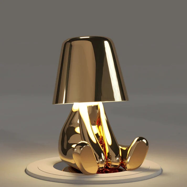 Goodielicious™ - Chromeboy: Schattige Draadloze Tafellamp