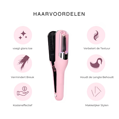 Goodielicious ™ - SplitEnder Borstel - Nooit meer gespelten haarpunten!