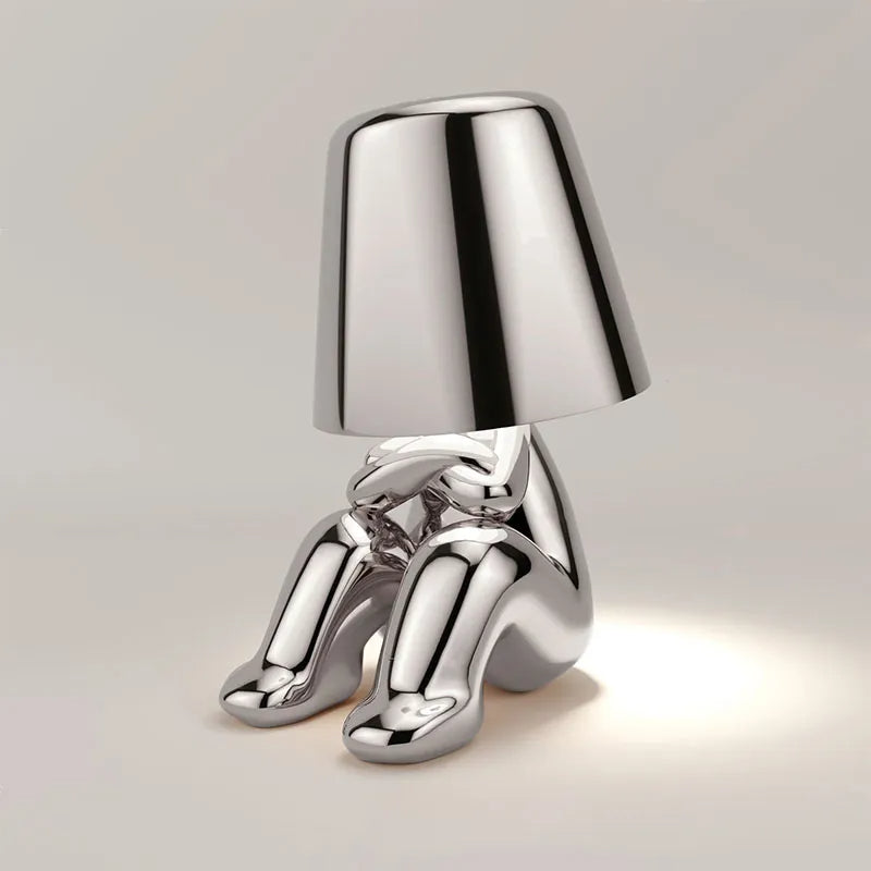 Goodielicious™ - Chromeboy: Schattige Draadloze Tafellamp