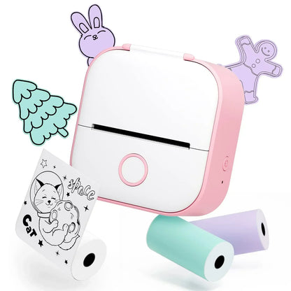 Goodielicious™ - MiniPrinter + gratis printpapier: De printer die nooit inkt nodig heeft!