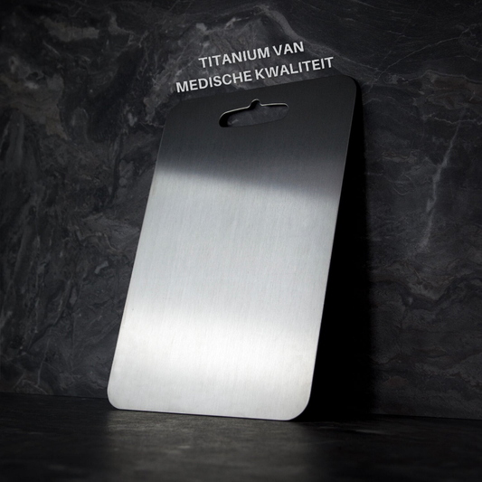 Goodielicious ™ - Titan: De Ultieme Titanium Snijplank, zeg vaarwel tegen microplastic!
